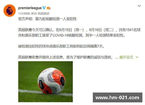 DB电子官方网站英超球队全员COVID-19检测呈阳性，联赛开赛或将延期 - 副本